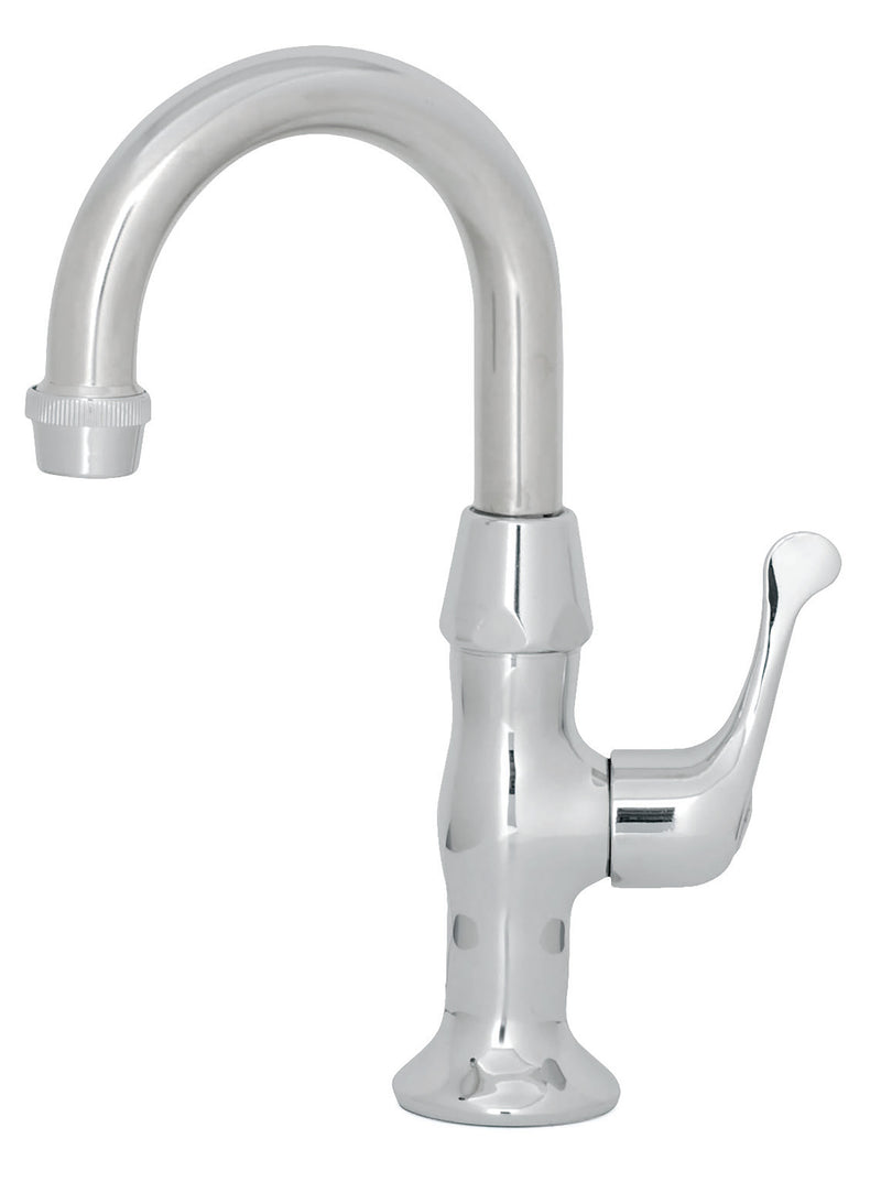 Cold water flower faucet stick handle mini pipe spout