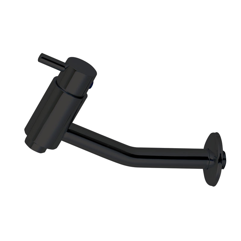 Cold water faucet, Tamar model, matte black, pours from the wall