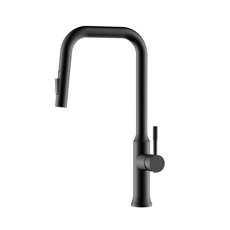 Pull-out Flower Mix Faucet for the Kitchen - May Model Matte Black