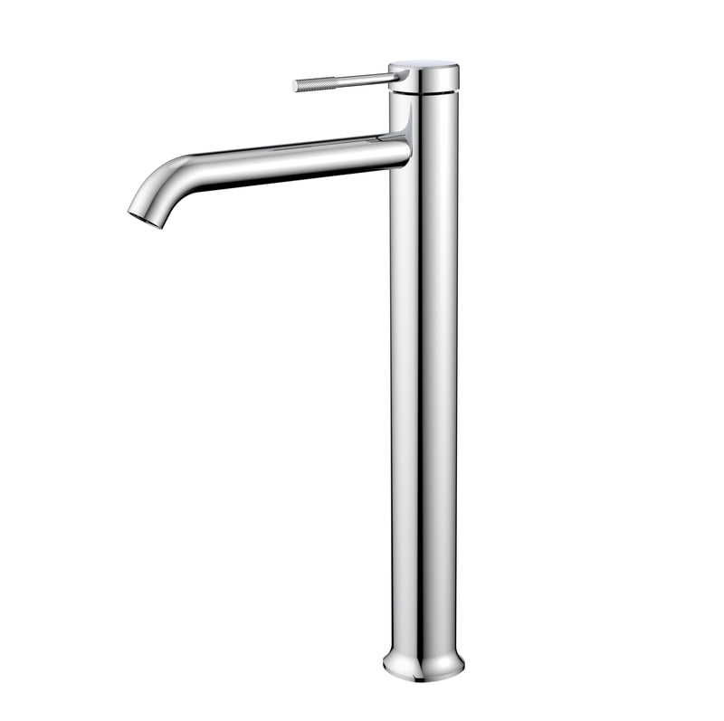 Tall flower mixer tap for countertop sink - Clio model