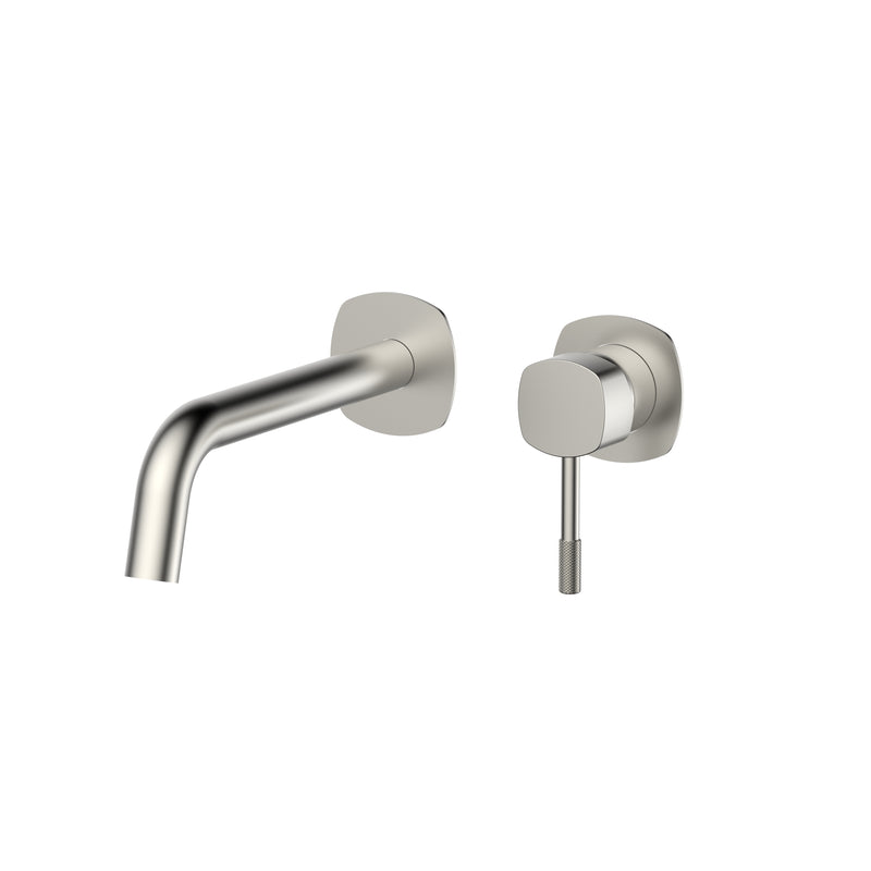 Wall mixer tap - Cleo Satin model, short spout
