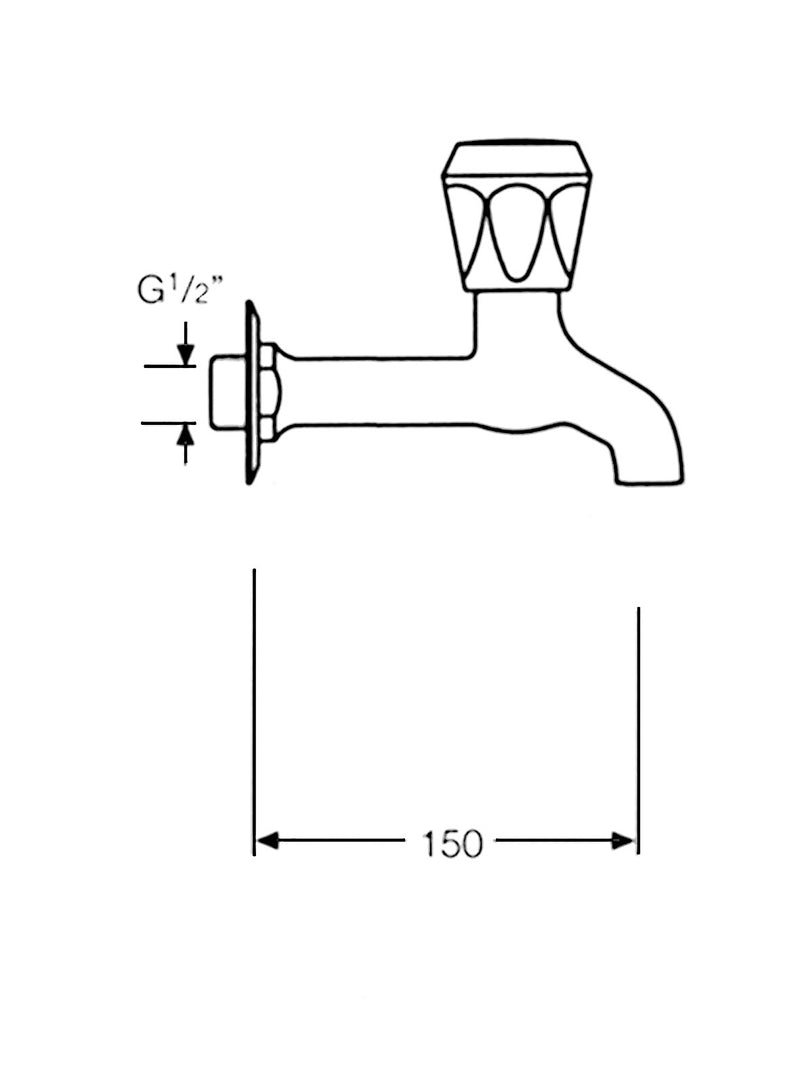 Luxe long spout faucet