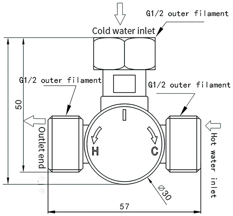 Temperature control valve